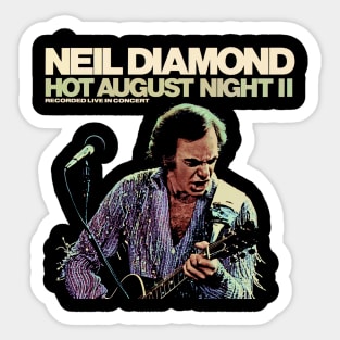 Classic Hot August Night Sticker